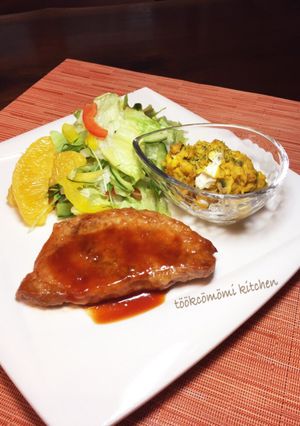 育ち盛り集まれ☆激ウマ！ポークチャップ-レシピのメイン写真