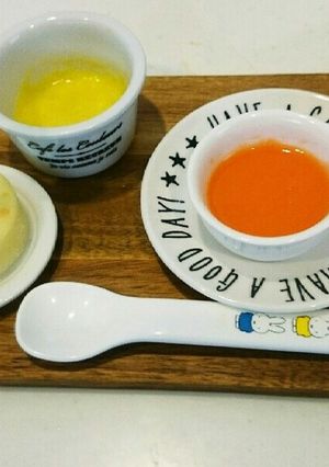 ハーフバースデー離乳食初期ﾊﾟﾙｼｽﾃﾑ-レシピのメイン写真