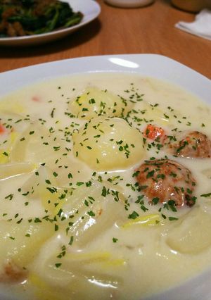 最高に美味しい❔白菜入クリームシチュー-レシピのメイン写真