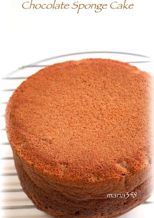 バレンタイン★チョコスポンジケーキ-レシピのメイン写真
