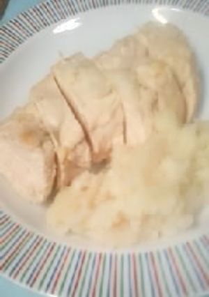 鶏胸肉の大根おろし蒸し煮・辛子醤油で-レシピのメイン写真