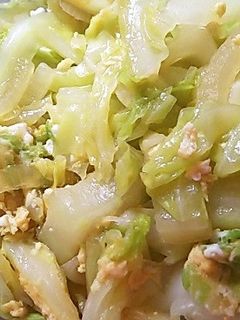 白菜とキャベツと玉ねぎの卵とじ-レシピのメイン写真