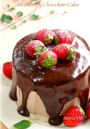 バレンタイン★いちごチョコレートケーキ★-レシピのメイン写真