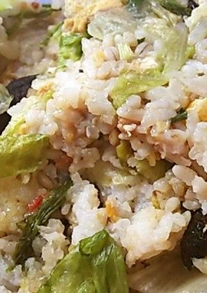 レタス炒飯（椎茸入り）-レシピのメイン写真