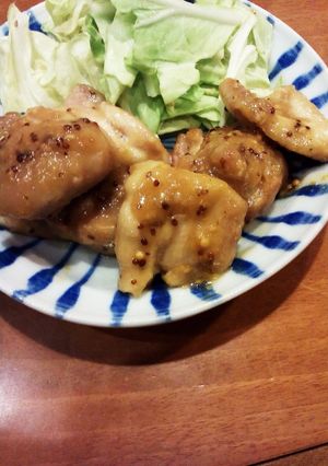 ご飯が進む♡ハニーマスタードチキン-レシピのメイン写真