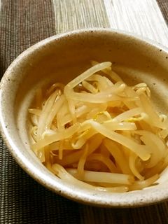 めんつゆで簡単♪即席3分!もやしのお浸し-レシピのメイン写真