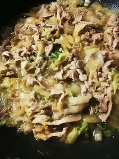 白菜豚こま炒め煮-レシピのメイン写真