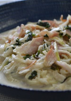 切干大根とほうれん草のクリーム煮-レシピのメイン写真