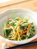 水菜のサラダ ミルクドレッシング和え