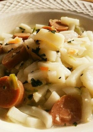 犬ご飯　レバーソーセージ入り煮込みうどん-レシピのメイン写真