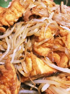 厚揚げと豚肉の味噌炒め-レシピのメイン写真