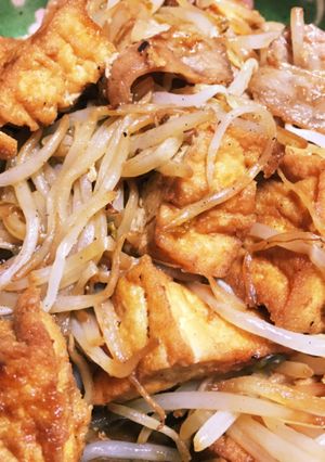 厚揚げと豚肉の味噌炒め-レシピのメイン写真