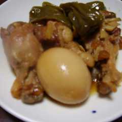 A picture of 鶏手羽元の煮込み.