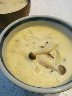 10分で!ほっこり♪ジンジャー豆乳スープ-レシピのメイン写真