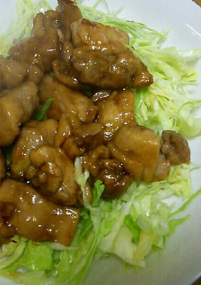 鶏肉の簡単めんつゆ炒め-レシピのメイン写真