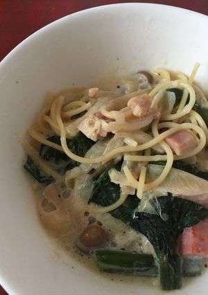 豆乳パスタ～スープパスタ風～-レシピのメイン写真