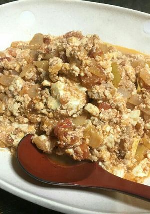 糖質制限☆なんちゃって豆腐でミートソース-レシピのメイン写真
