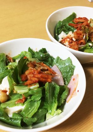 キムチ豆腐サラダ-レシピのメイン写真
