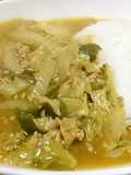 白菜と長ねぎの和風カレー♪