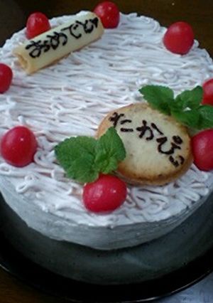 バースデーケーキ★デコレーション-レシピのメイン写真