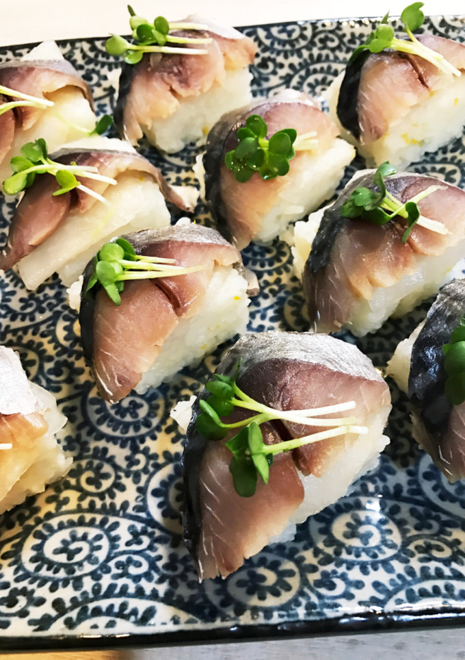 柚子風味の鯖寿司-レシピのメイン写真