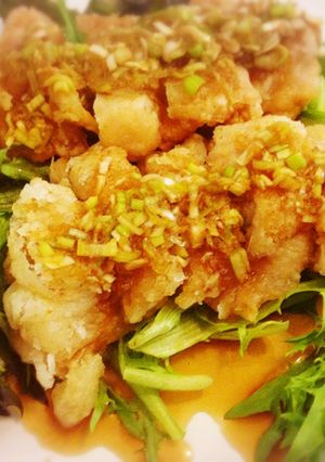 フライパン1つで簡単！さくウマ油淋鶏-レシピのメイン写真