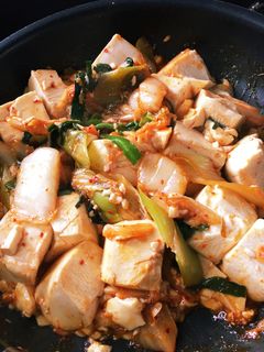 家族巻き込みダイエット♡豆腐キムチ炒め♡-レシピのメイン写真