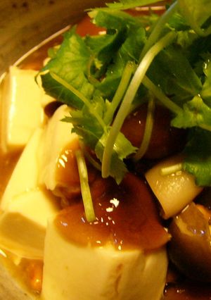 なめこ＆納豆かけ豆腐-レシピのメイン写真