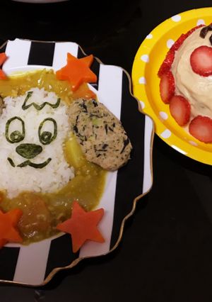 2歳誕生日ご飯♡わんわんアンパンマン-レシピのメイン写真