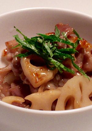 レンコンと豚肉のテリテリ炒め-レシピのメイン写真