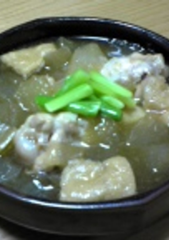 冬瓜と手羽先のあっさり煮-レシピのメイン写真