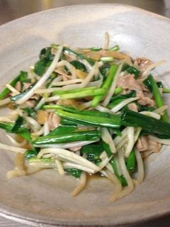 肉ニラもやし炒め-レシピのメイン写真