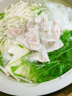 しゃぶしゃぶ-レシピのメイン写真