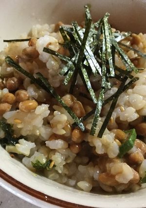 納豆と冷や汁の素でご飯-レシピのメイン写真