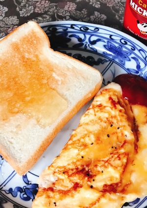 オムレツ♩朝ごはん！-レシピのメイン写真