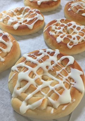 手ごね☆バターなし☆うずまきシュガーパン-レシピのメイン写真