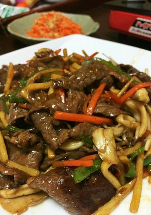 牛肉舞茸炒め-レシピのメイン写真