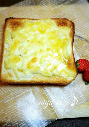 ハニー＆チーズトースト♪-レシピのメイン写真