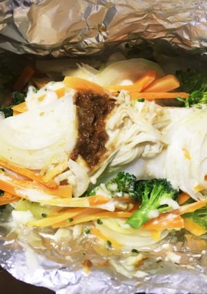 白身魚のマヨ味噌ホイル焼き-レシピのメイン写真