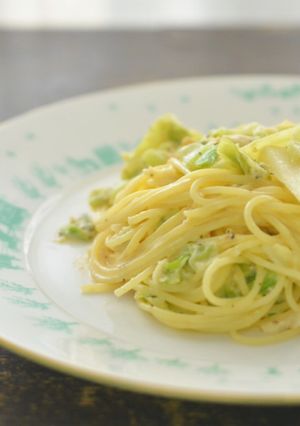 カルボナーラ風 キャベツのパスタ-レシピのメイン写真