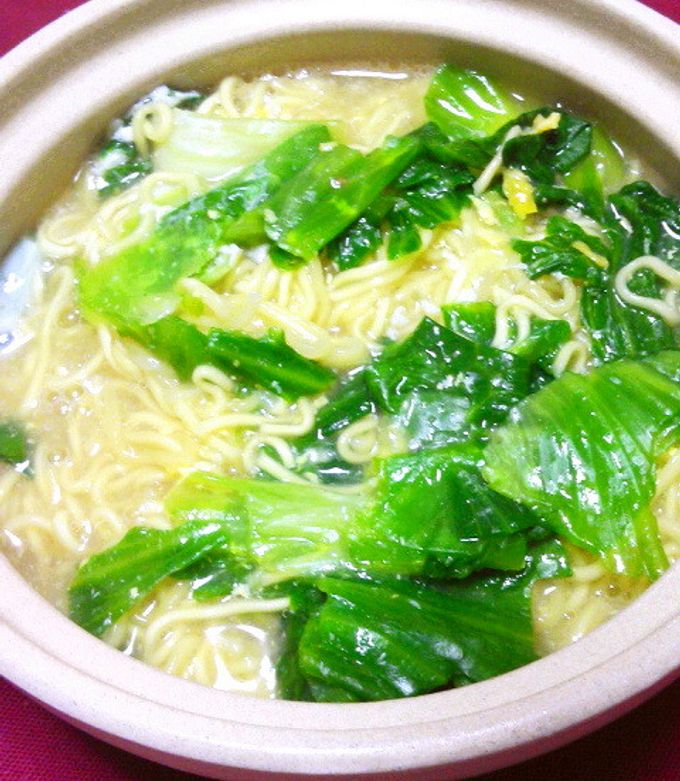 レタスと卵のとろみ生姜ラーメン-レシピのメイン写真