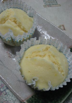 レンジで超簡単②チーズ蒸しパン♪-レシピのメイン写真