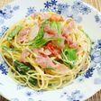簡単☆生ハムのチーズクリームパスタ