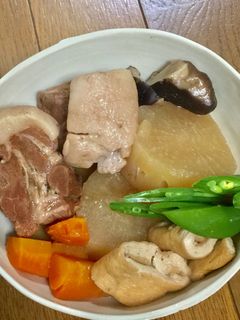 豚肩ロースブロックと大根のあっさり煮-レシピのメイン写真