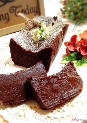バレンタインに♡生チョコ風ガトーショコラ-レシピのメイン写真