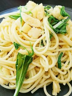 数の子と水菜のゆず胡椒パスタ-レシピのメイン写真