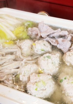 しょうがたっぷり鶏団子のお鍋♡-レシピのメイン写真