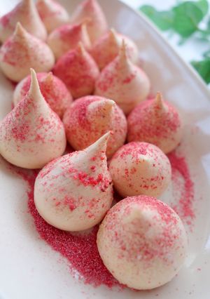 苺メレンゲクッキー-レシピのメイン写真