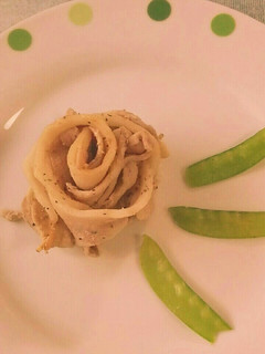 パーティにも!超簡単豚の塩焼き薔薇風巻き-レシピのメイン写真