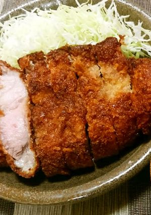 柔らかジューシー♪厚切りトンカツ-レシピのメイン写真